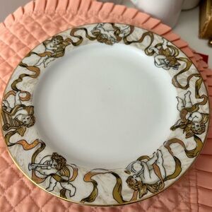 4/$100 American Atelier Gold and White Cherub Plates and coffee mugs 😎